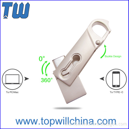 Metal Buckle Usb 3.1 Type-C Flash Drive